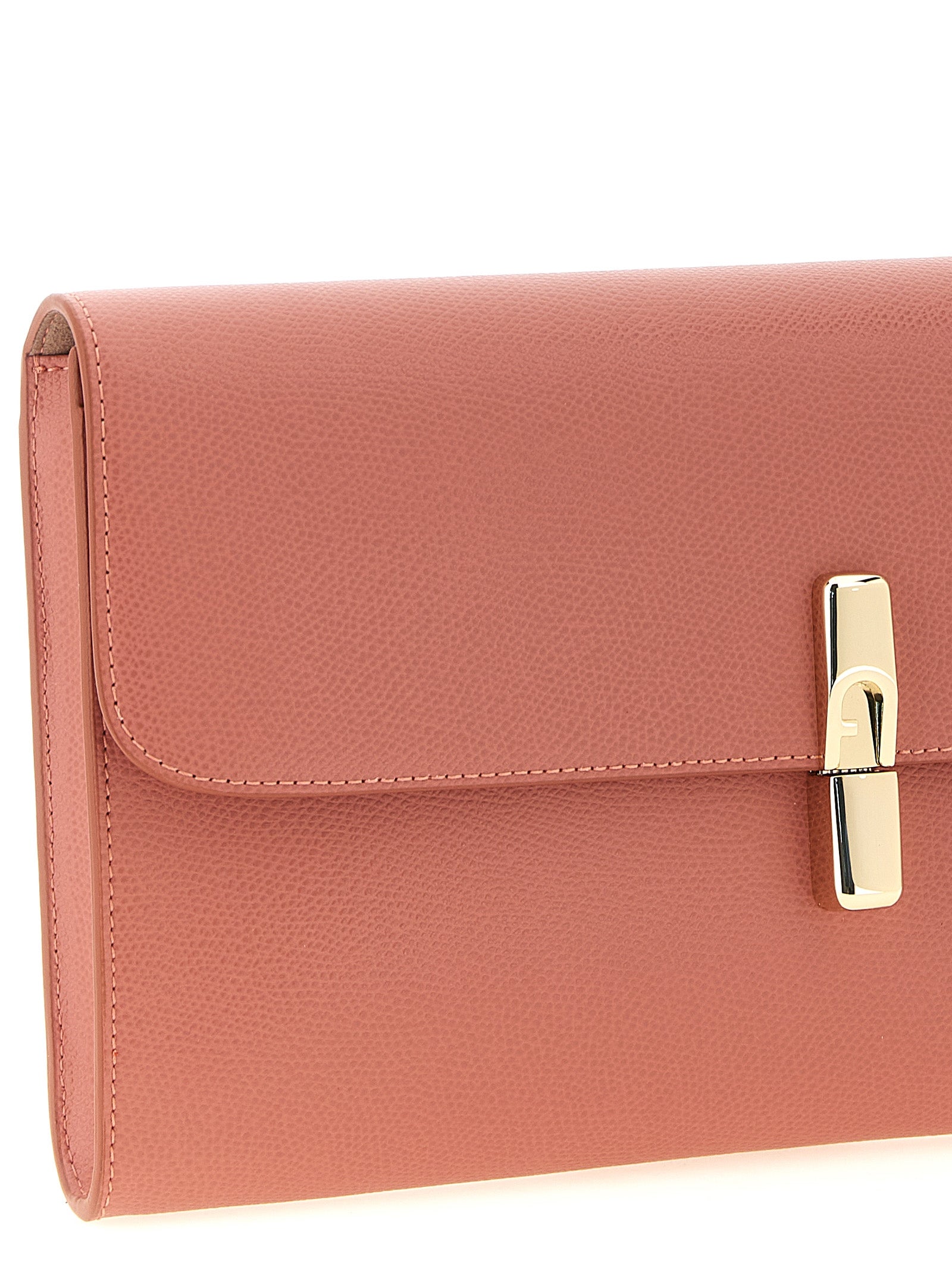 Furla Iride Pink Leather Clutch Wallet