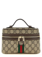Gucci Ophidia GG Supreme Small Vanity Shoulder Bag Beige