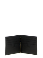 Tom Ford Black Leather Money Clip Wallet