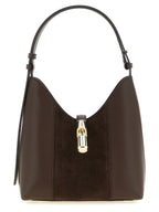 Furla Goccia S Brown Leather Shoulder Bag