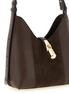Furla Goccia S Brown Leather Shoulder Bag