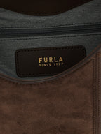 Furla Goccia S Brown Leather Shoulder Bag