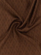 Valentino Garavani Toute La V Silk Wool Shawl Brown