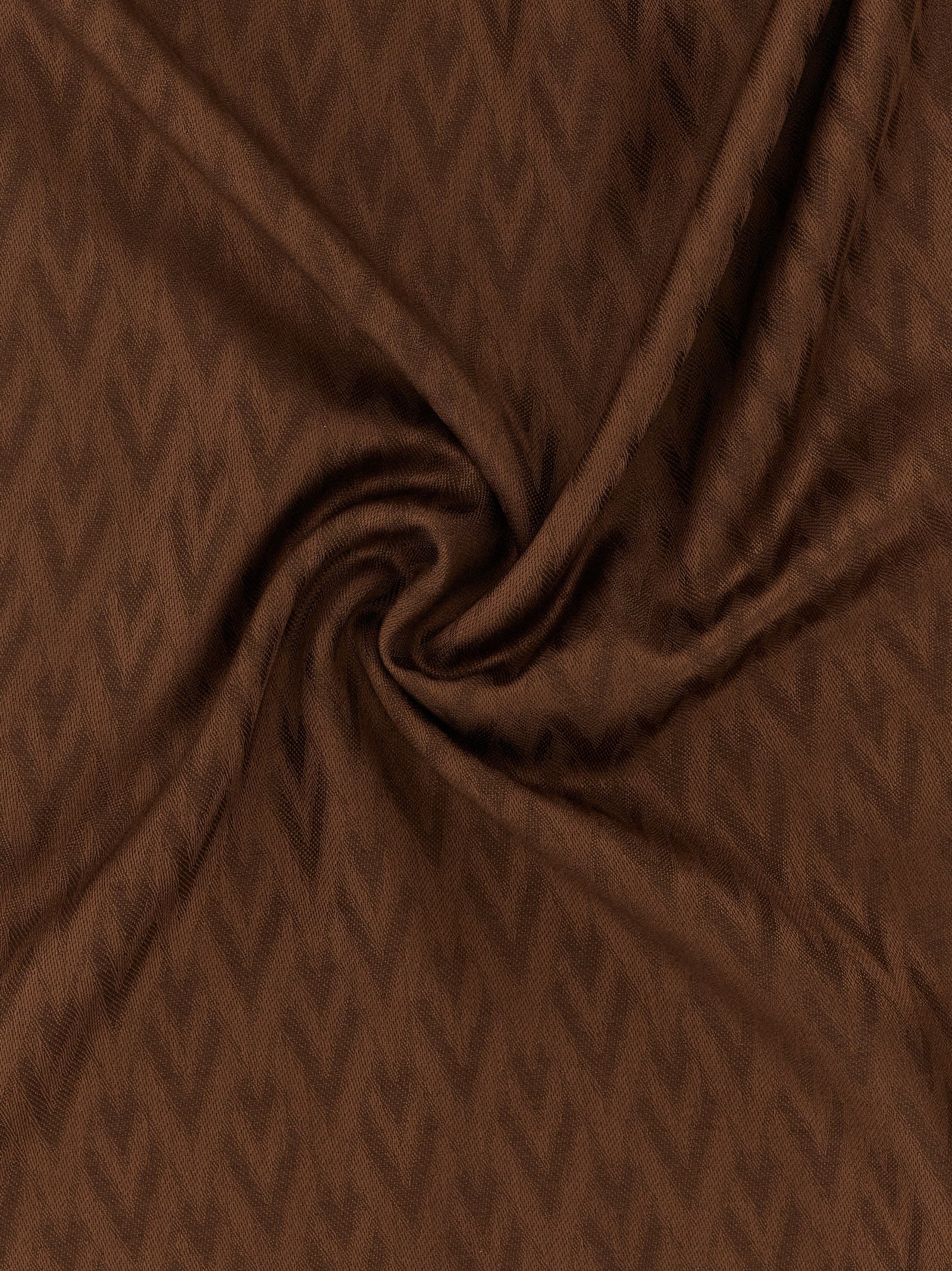 Valentino Garavani Toute La V Silk Wool Shawl Brown