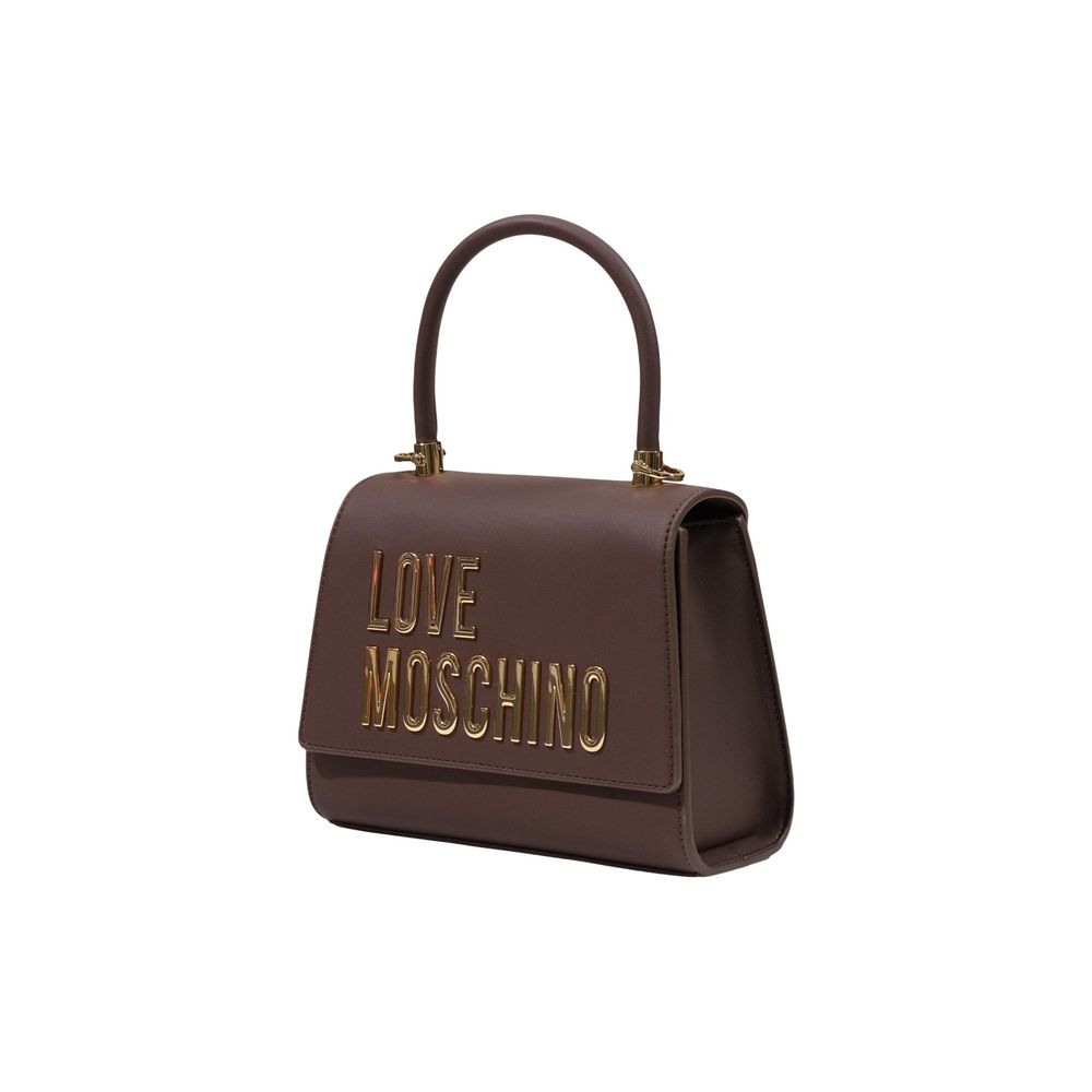 Love Moschino Top Handle Mini Bag Brown