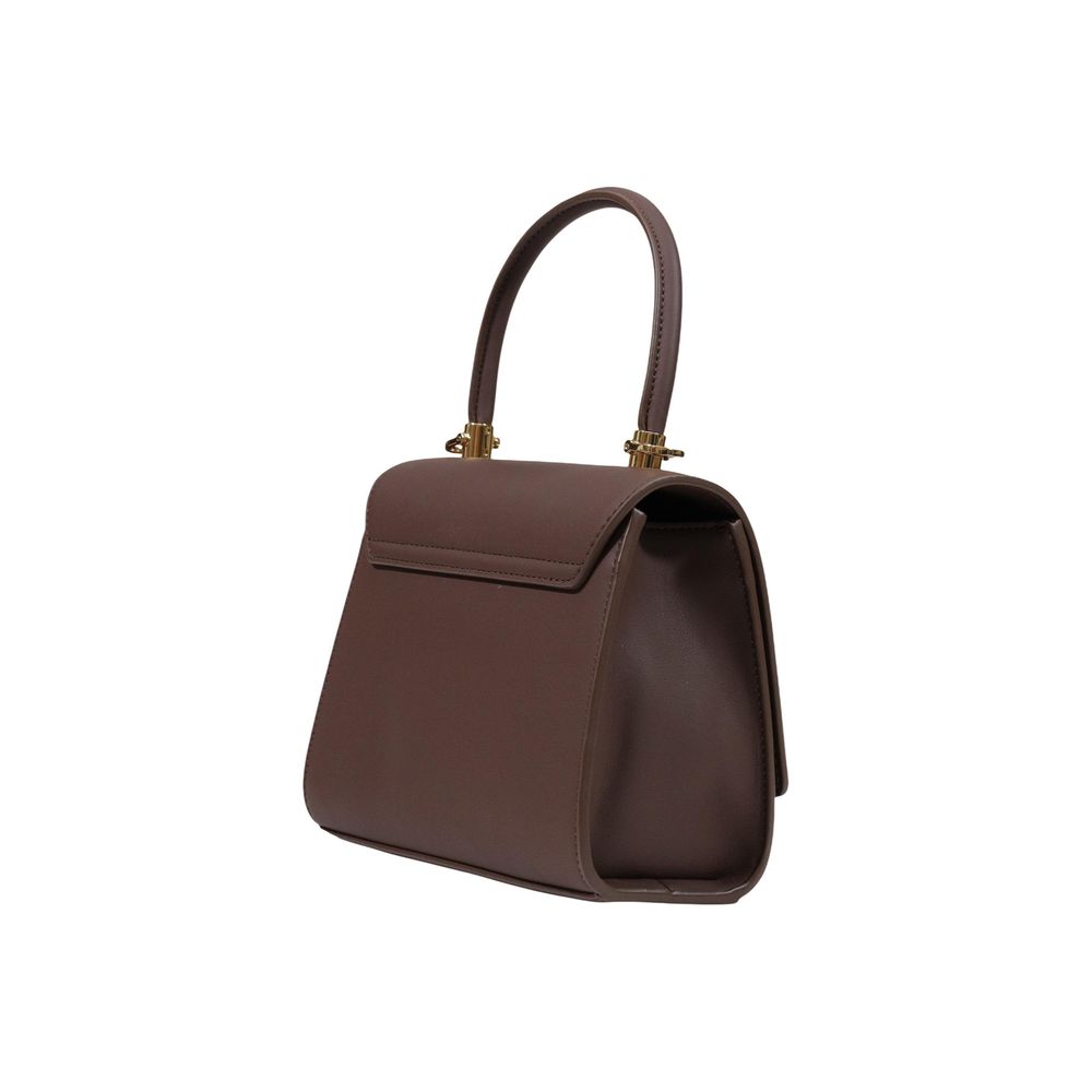 Love Moschino Top Handle Mini Bag Brown