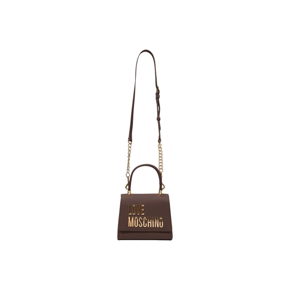 Love Moschino Top Handle Mini Bag Brown