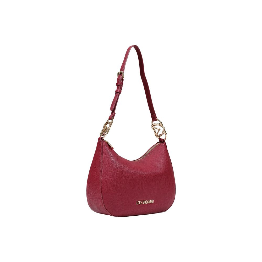 Love Moschino Medium Shoulder Bag Burgundy