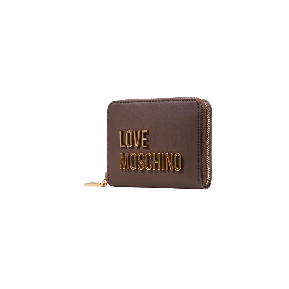Love Moschino Zip Around Wallet Brown