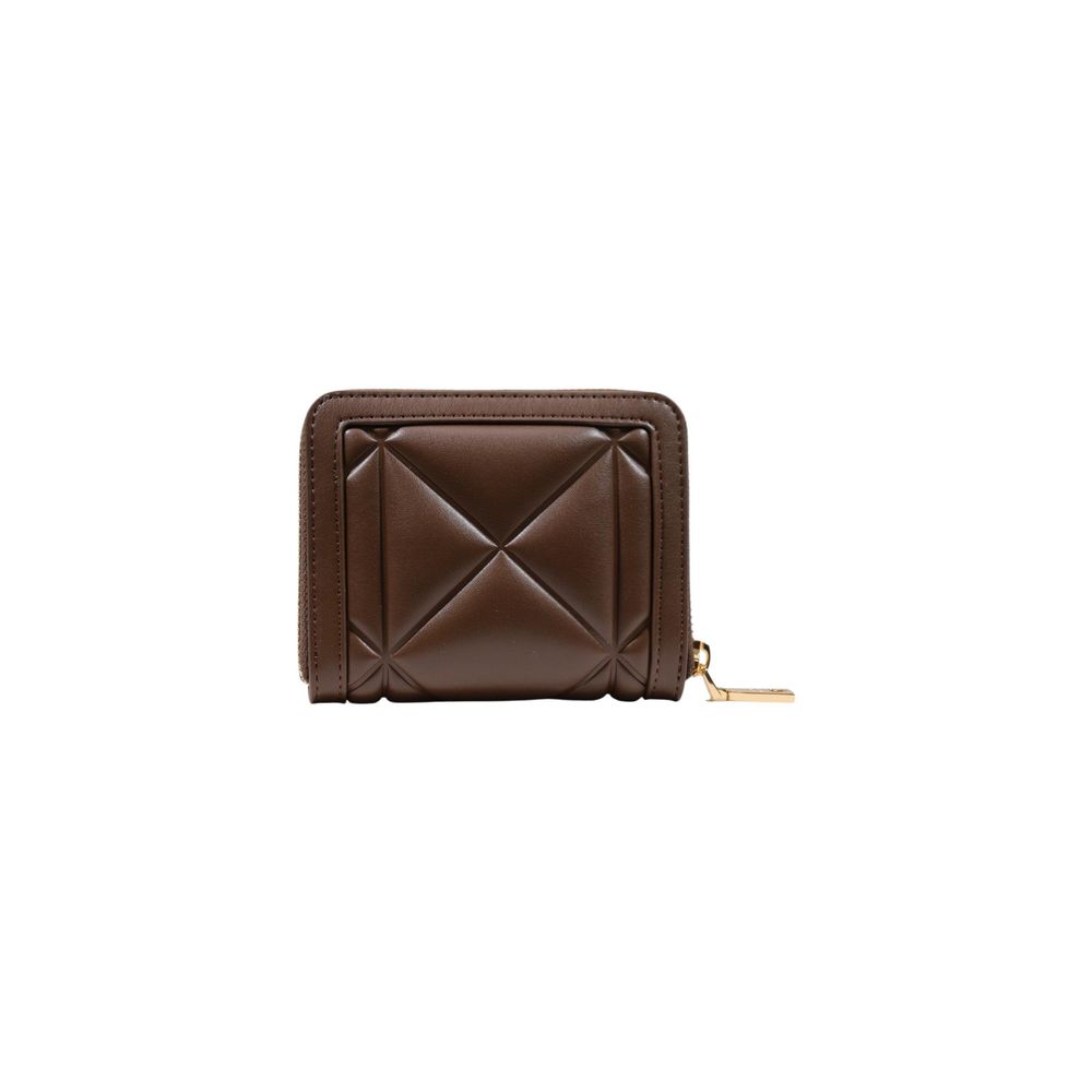 Love Moschino Quilted Zip Around Wallet Brown