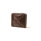 Love Moschino Quilted Zip Around Wallet Brown