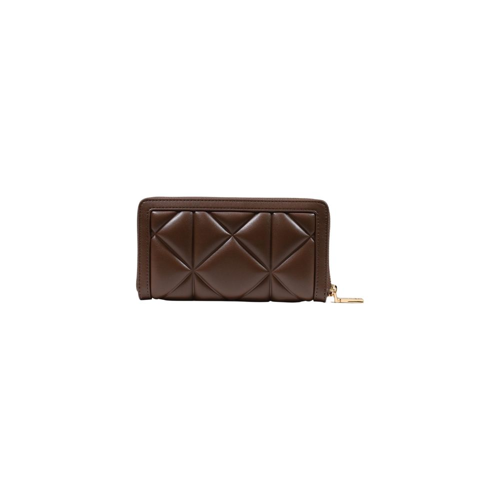 Love Moschino Quilted Zip Around Wallet Brown