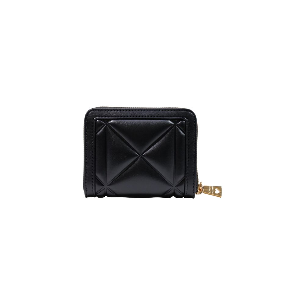 Love Moschino Quilted Zip Around Wallet Black
