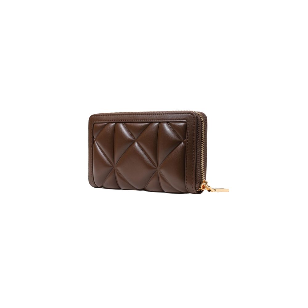 Love Moschino Quilted Zip Around Wallet Brown