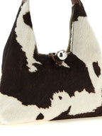 Marni Trapeze Small Cow Print Pony Hair Handbag