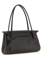 Marni East West Brown Calfskin Leather Shoulder Bag