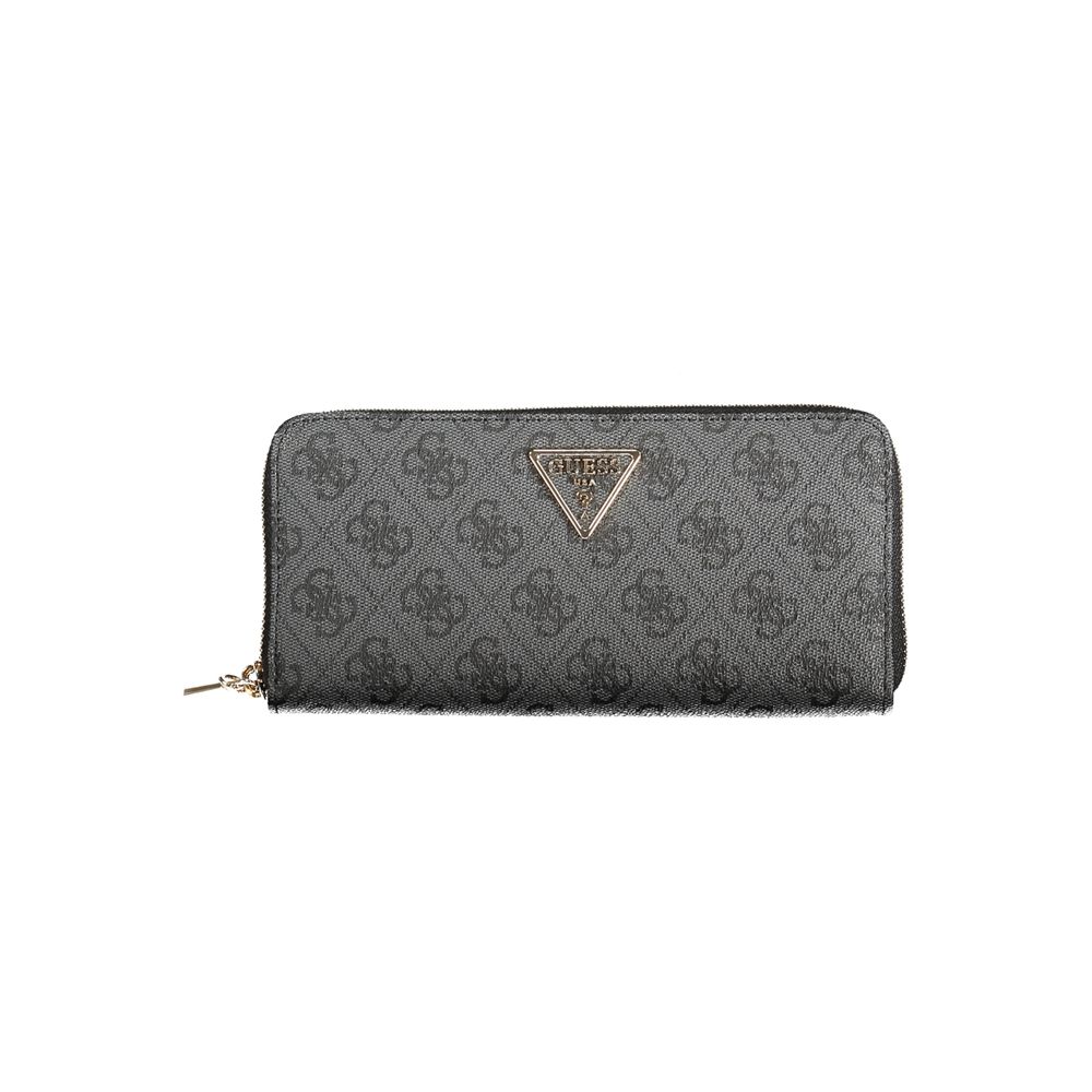 GUESS Jeans Laurel II Black Zip Around Wallet