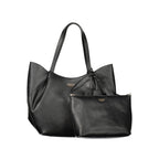 GUESS Jeans Amorette Black Shoulder Tote Bag with Removable Pouch