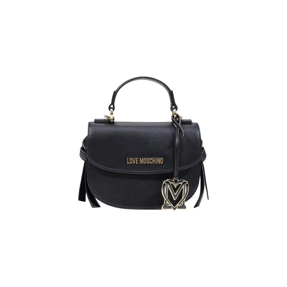 Love Moschino Top Handle Crossbody Bag Black