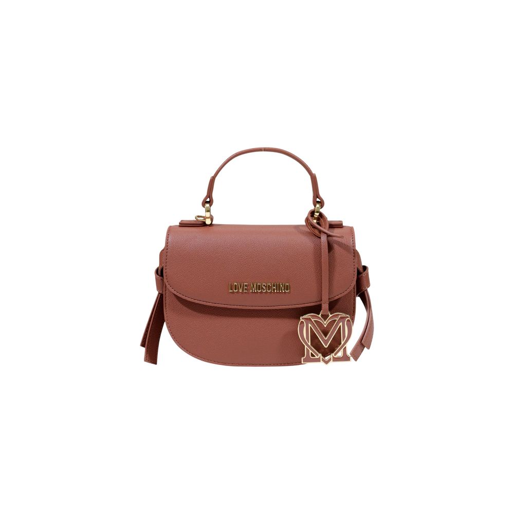 Love Moschino Top Handle Mini Bag Brown