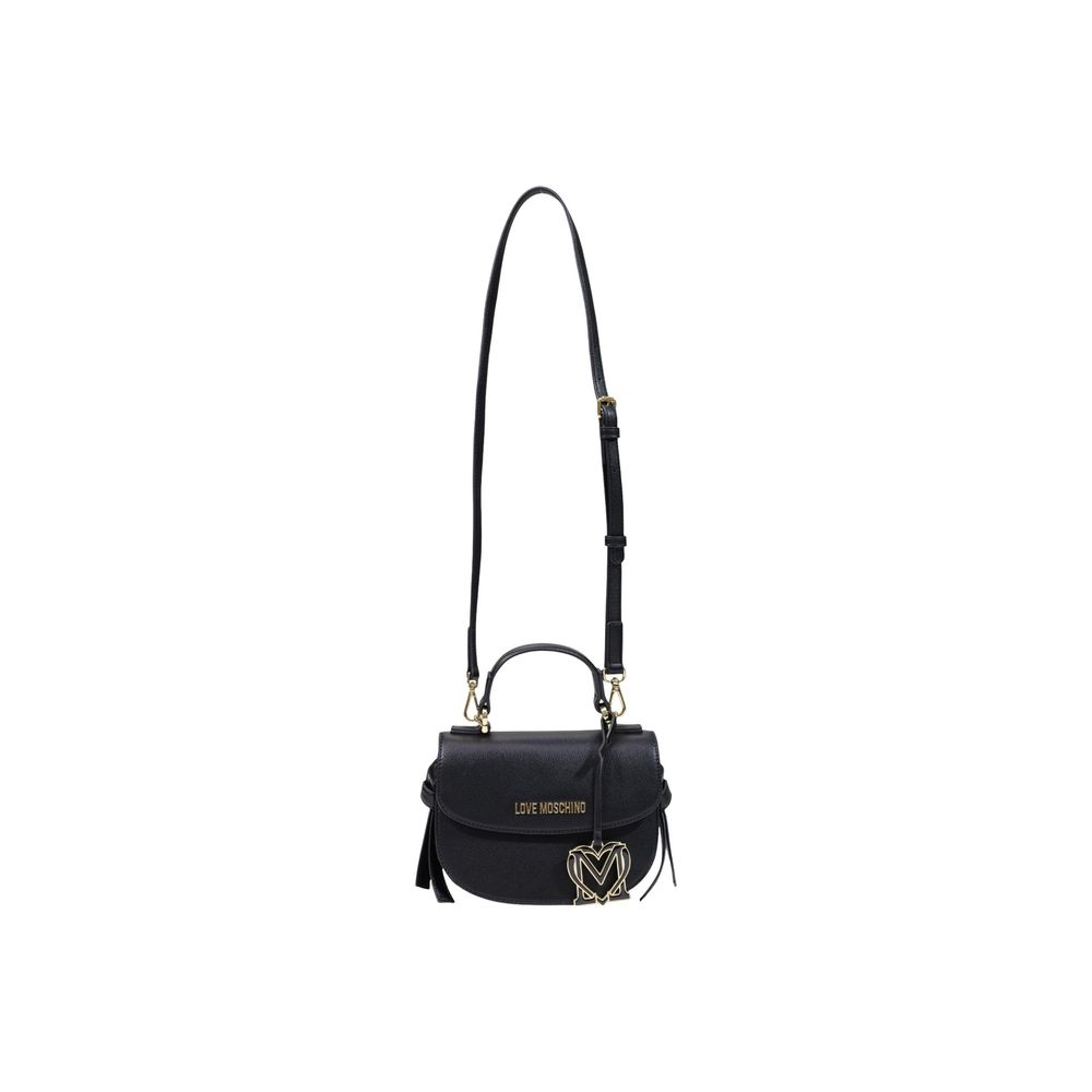 Love Moschino Top Handle Crossbody Bag Black