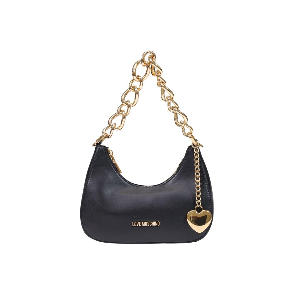 Love Moschino Chain Shoulder Bag Black