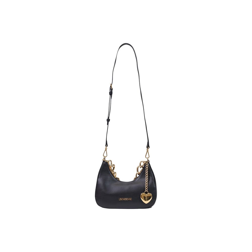 Love Moschino Chain Shoulder Bag Black