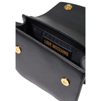 Love Moschino Long Chain Shoulder Bag Black