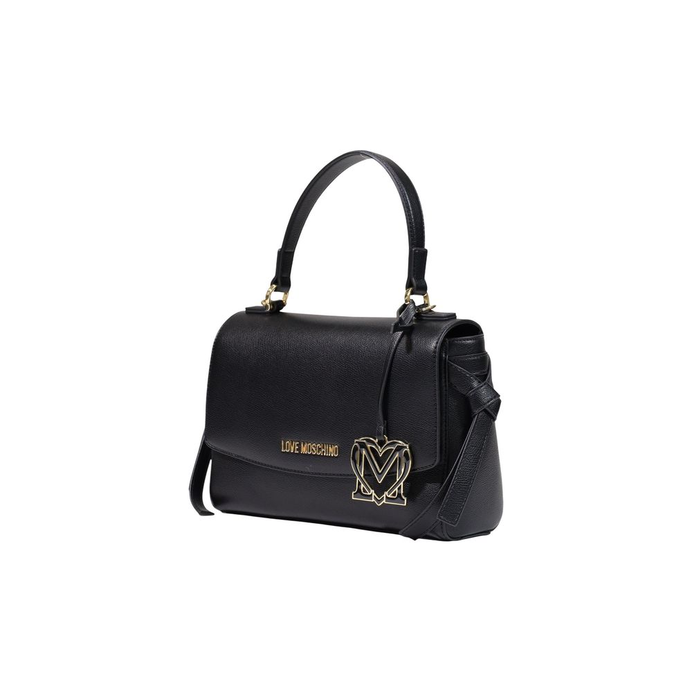 Love Moschino Top Handle Shoulder Bag Black