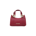Love Moschino Pebbled Mini Handbag Burgundy