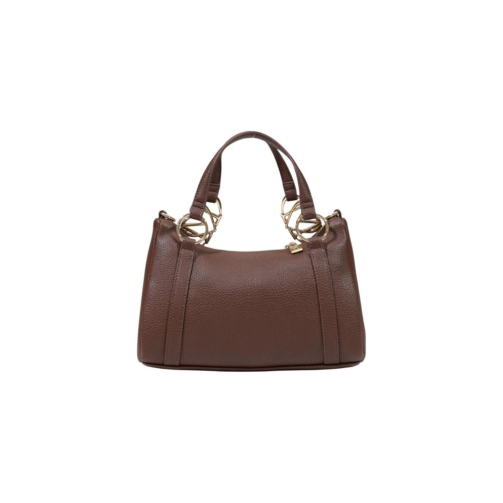 Love Moschino Pebbled Mini Handbag Brown