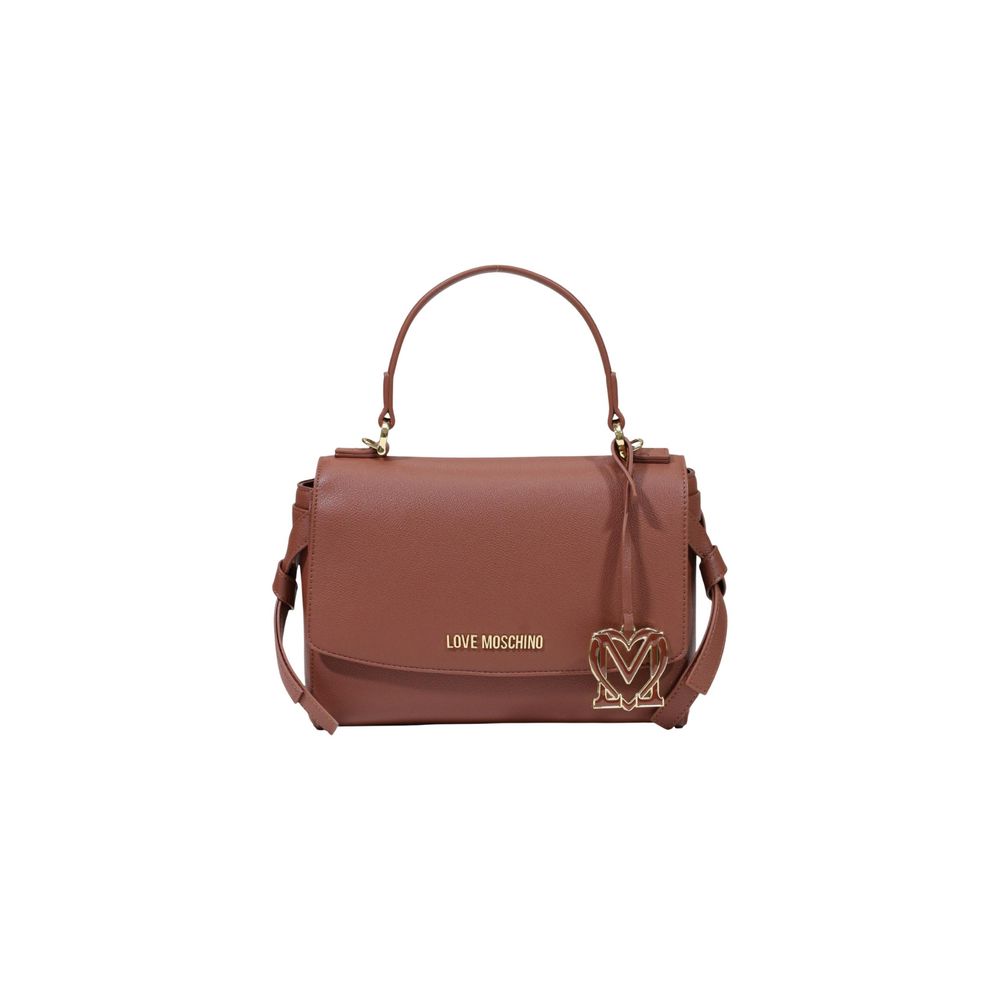Love Moschino Top Handle Shoulder Bag Brown