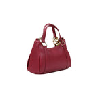 Love Moschino Pebbled Mini Handbag Burgundy