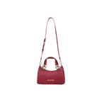 Love Moschino Pebbled Mini Handbag Burgundy