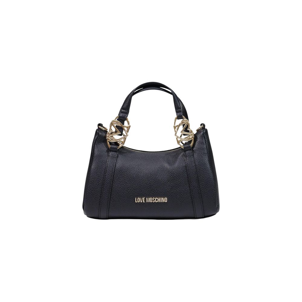 Love Moschino Pebbled Mini Handbag Black