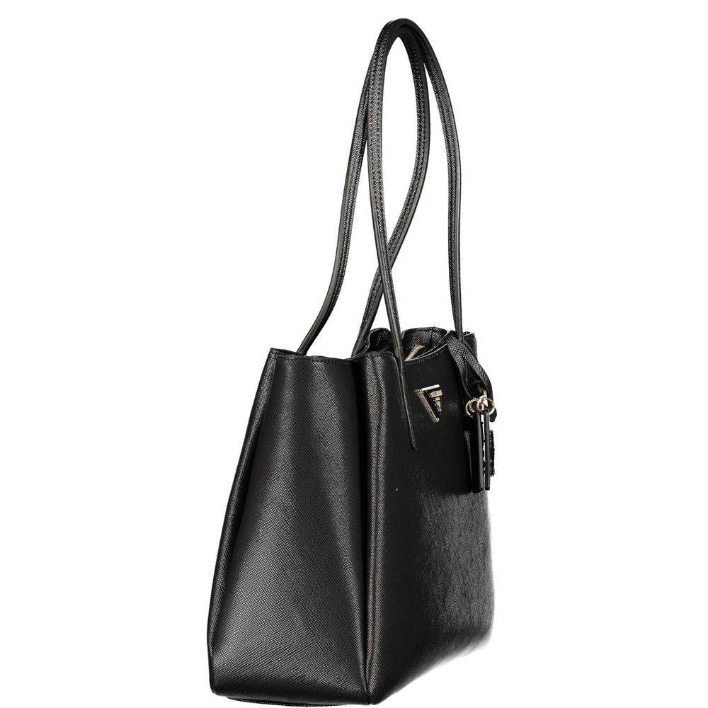 GUESS Jeans Noelle II Black Tote Bag with Laptop Compartment