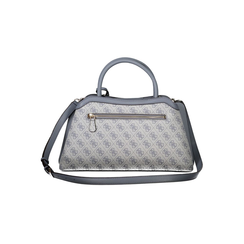 Guess Jeans Lindsey Blue Satchel Bag