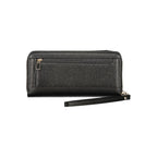 Guess Jeans Amorette Black Zip Around Wallet