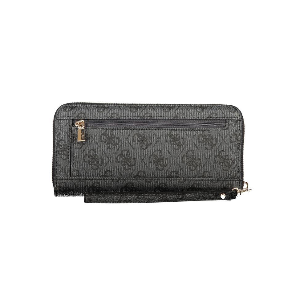 Guess Jeans Coleen Black Zip Around Wallet