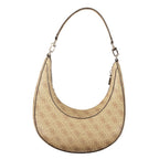Guess Jeans Lindsey Beige Hobo Shoulder Bag