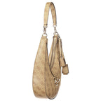 Guess Jeans Lindsey Beige Hobo Shoulder Bag