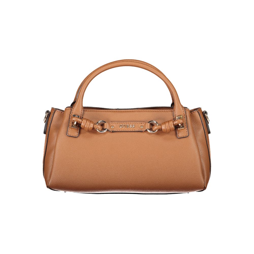 Guess Jeans Camelia Brown Satchel Bag