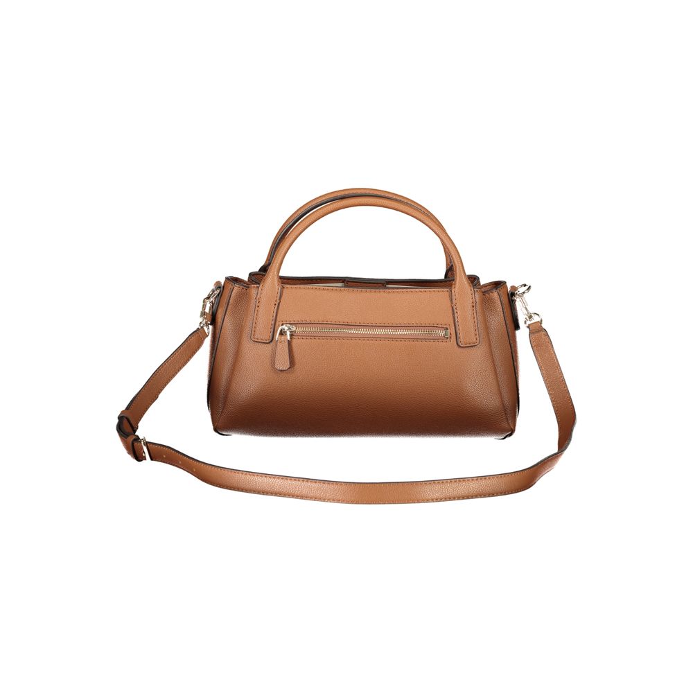 Guess Jeans Camelia Brown Satchel Bag