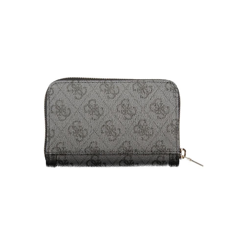 Guess Jeans Lindsey Black Zip Around Wallet
