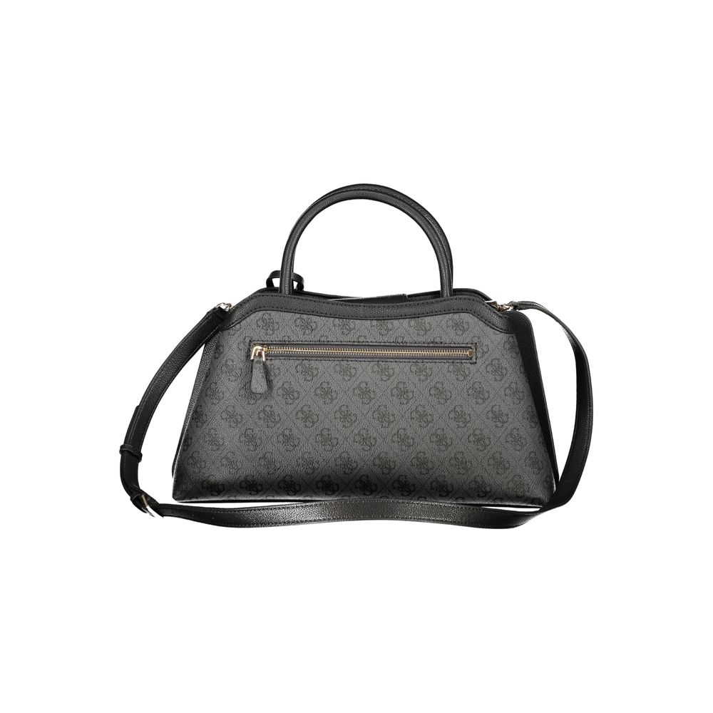 Guess Lindsey Satchel Bag Black