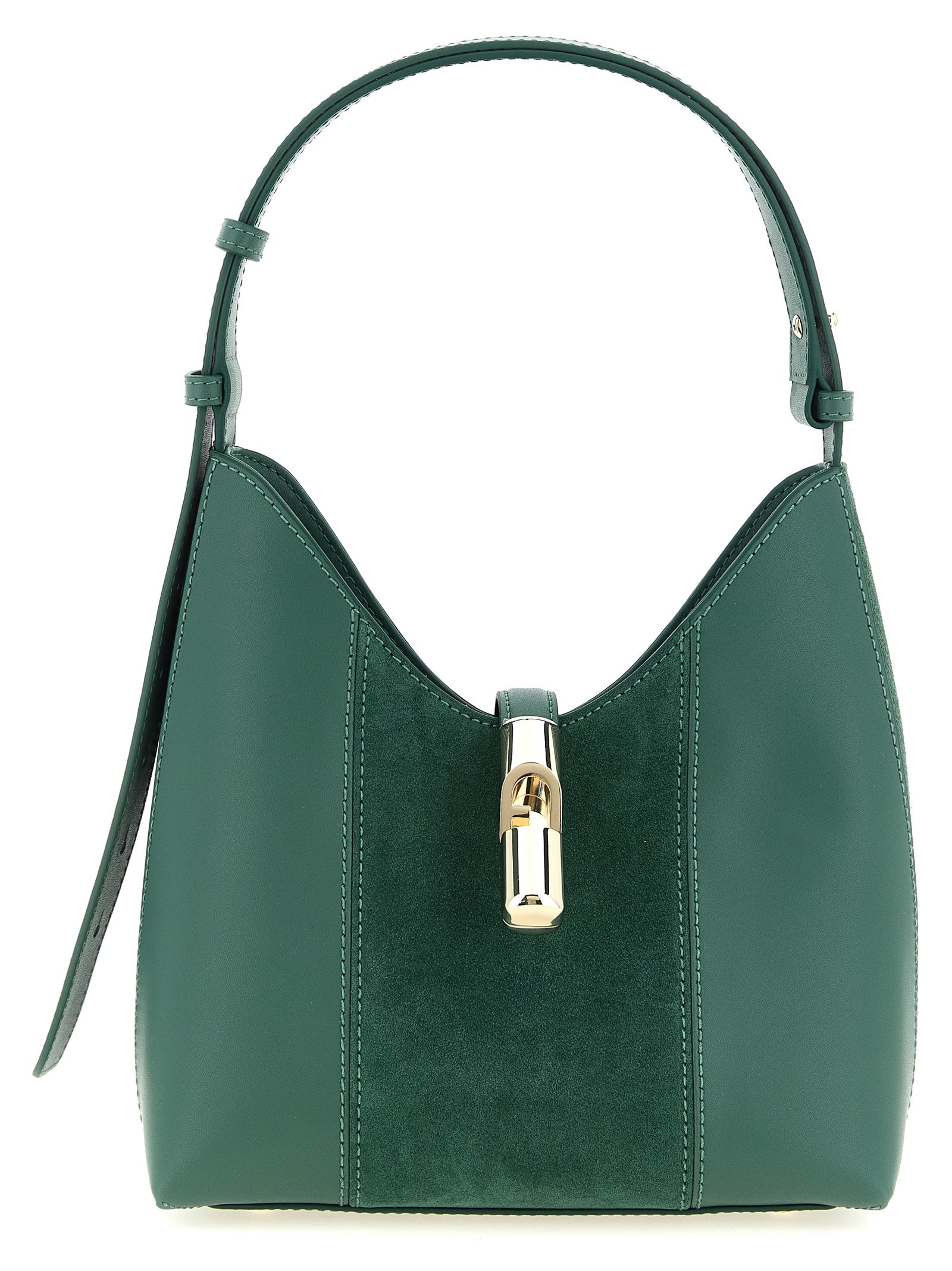 Furla Goccia Small Hobo Bag Forest Green