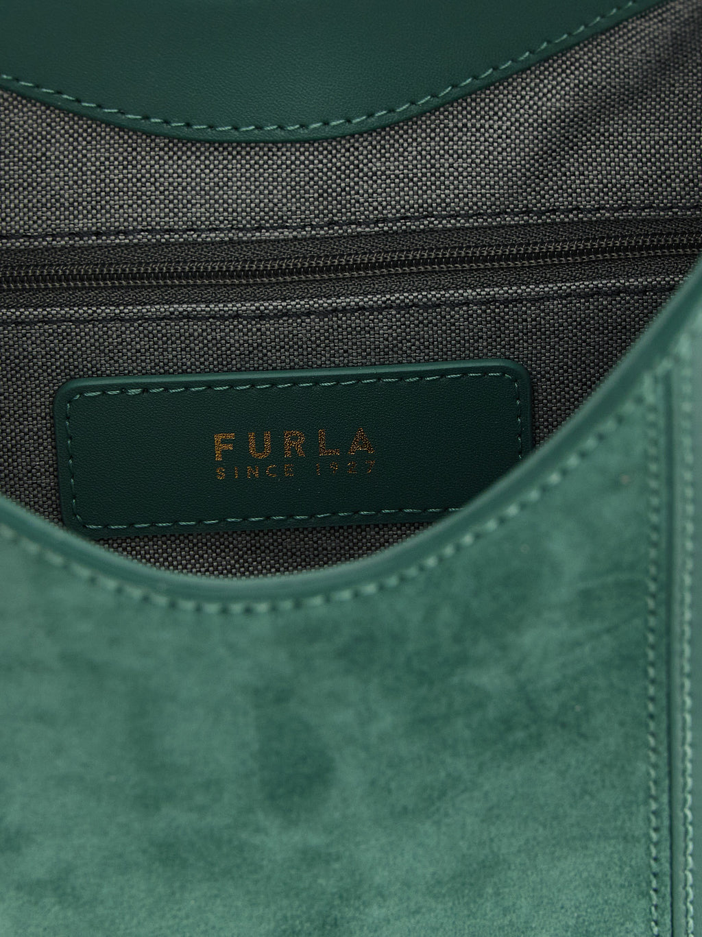 Furla Goccia Small Hobo Bag Forest Green