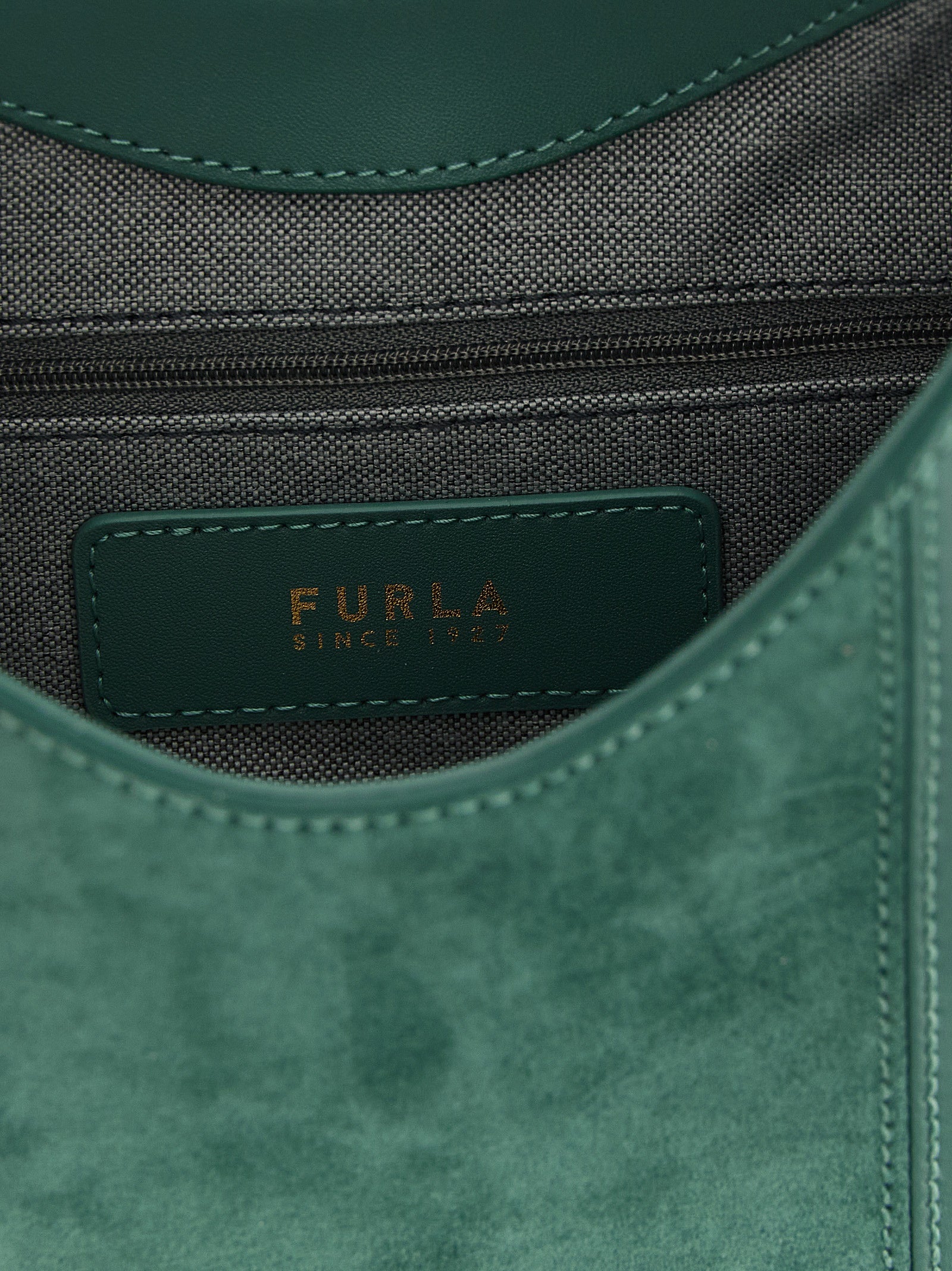 Furla Goccia Small Hobo Bag Forest Green