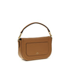 Valentino Garavani VLogo Brown Leather Shoulder Bag