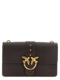 Pinko Love One Classic Crossbody Bag Dark Brown